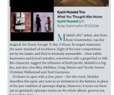 KMT in INT Piano Magazine